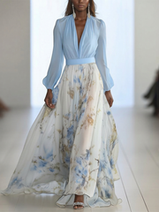 Harper™ | Beautiful Maxi Dress with Floral Print