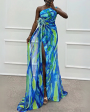 Lorna | Vibrant Draped Dress