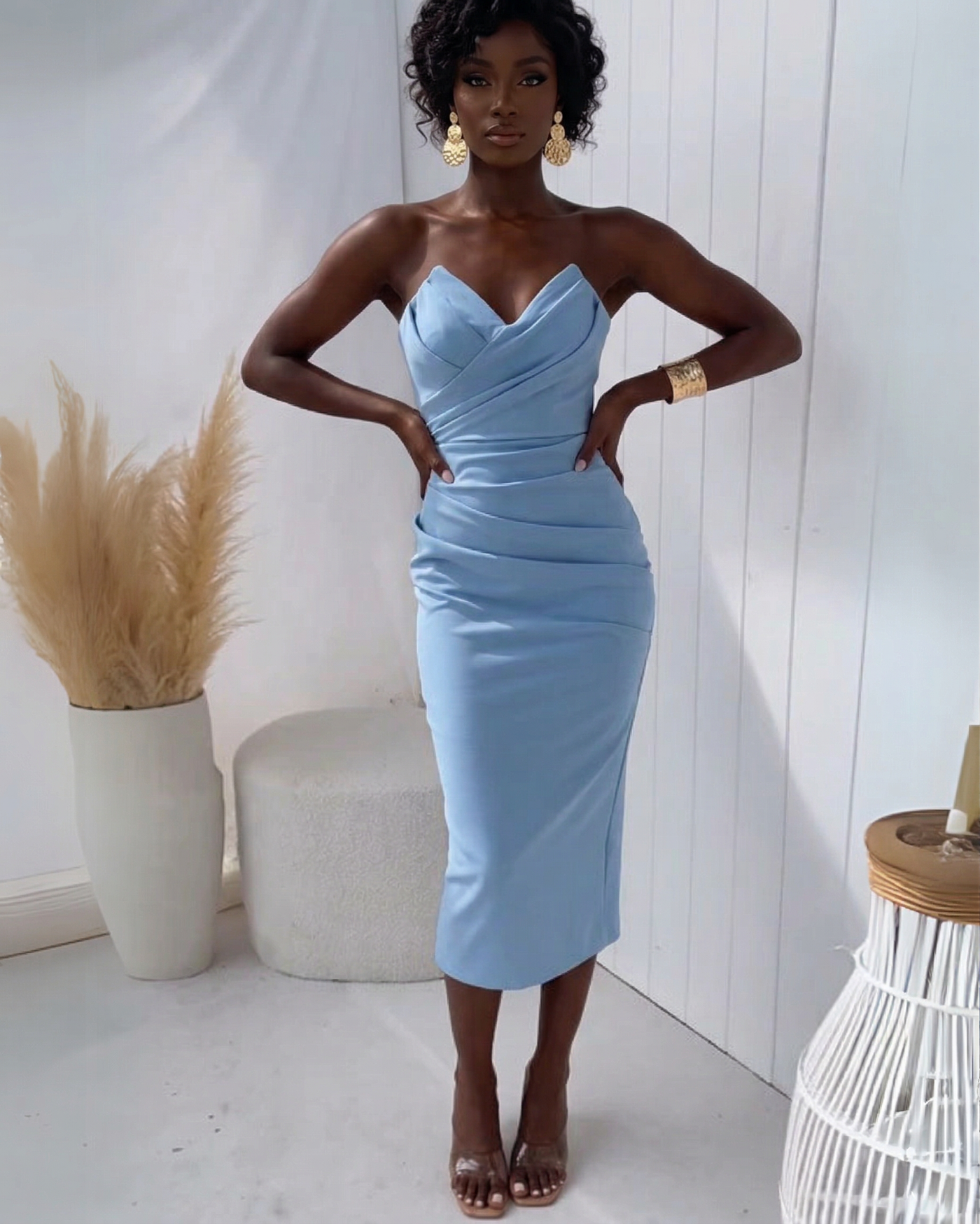 Juno | Flattering Draped Dress