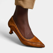 Amara Leather Heels