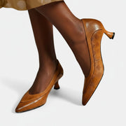 Amara Leather Heels