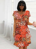 Clarissa | Elegant Comfort Ruffle Dress