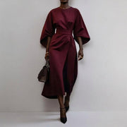 Eldra™ | Maxi Dress with Batwing Sleeves