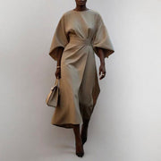 Eldra™ | Maxi Dress with Batwing Sleeves
