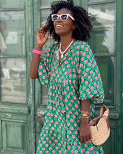 Fluer | Bohemian Maxi Dress