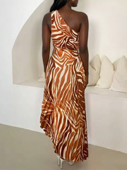 Celeste | Vibrant Tropical Evening Dress