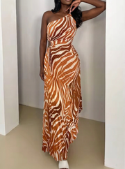 Celeste | Vibrant Tropical Evening Dress