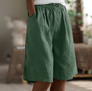 ZYLAH – LINEN COMFORT RELAXED SHORTS