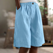 ZYLAH – LINEN COMFORT RELAXED SHORTS