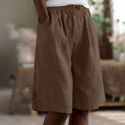 ZYLAH – LINEN COMFORT RELAXED SHORTS