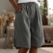 ZYLAH – LINEN COMFORT RELAXED SHORTS