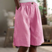ZYLAH – LINEN COMFORT RELAXED SHORTS