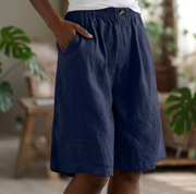 ZYLAH – LINEN COMFORT RELAXED SHORTS