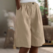ZYLAH – LINEN COMFORT RELAXED SHORTS