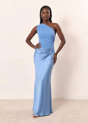 Sophia | Maxi Dress with a Guilt in Satin