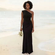 Sophia | Maxi Dress with a Guilt in Satin