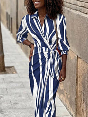 Elvina - Printed Wrap Dress