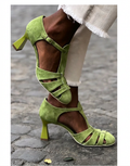 Isabell™ | Vintage Strap Heels