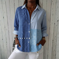 Sophie™ | Ocean Patchwork Blouse