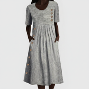 Joviee™ Striped Midi Dress