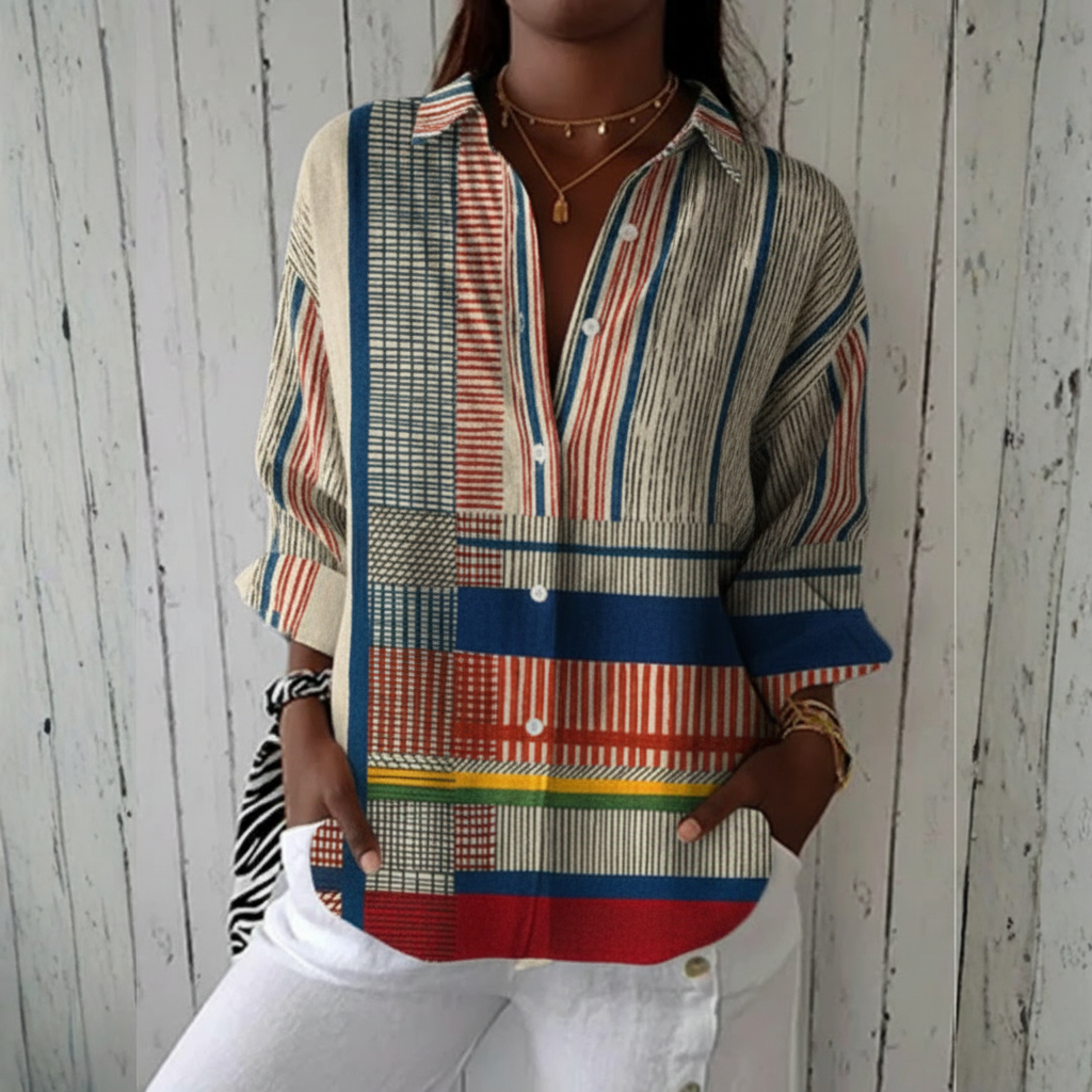 Joan™ | Artistic Pattern Blouse