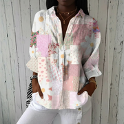 Stephanie™ | Patchwork Daisy Blouse