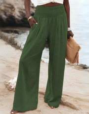 Ubud - High waist cotton pants
