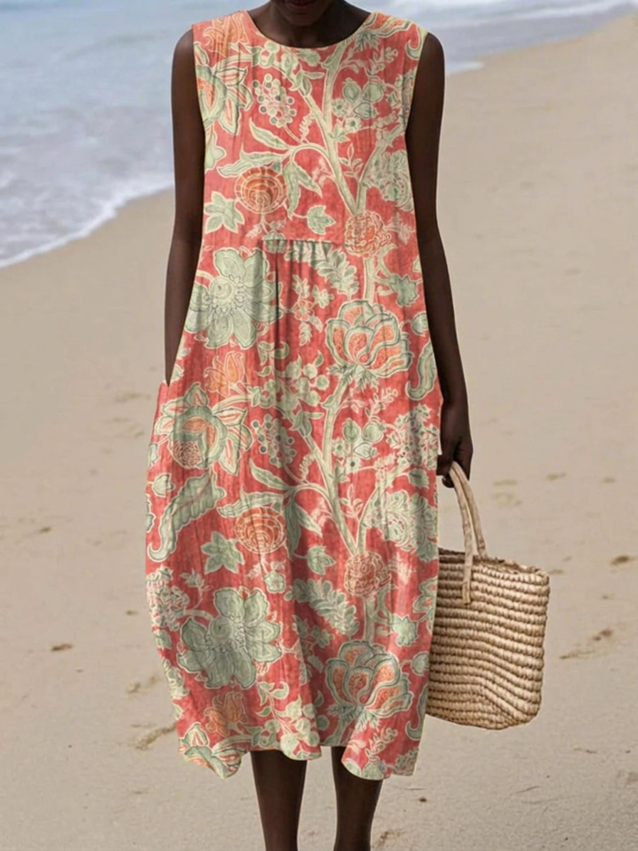 Bethy™ Floral Midi Dress