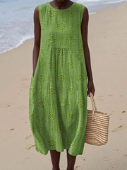 Sera™ Pattern Midi Dress