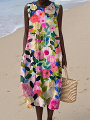 Ava™ Floral Midi Dress