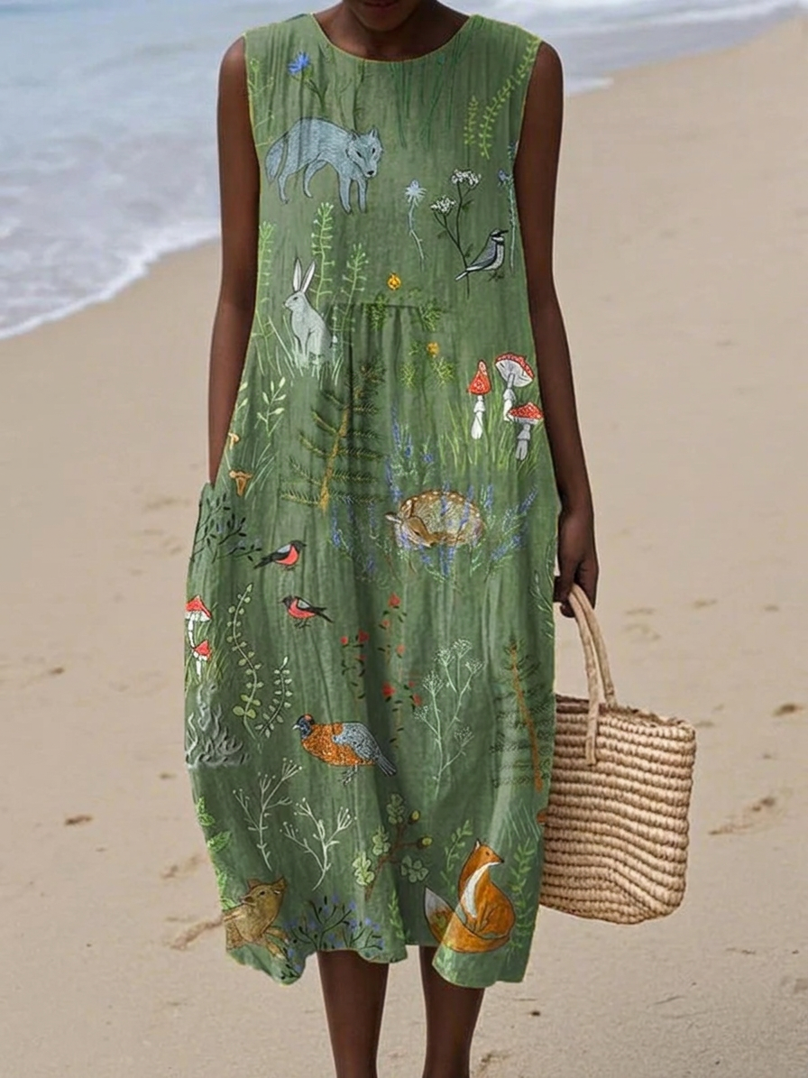 Hape™ Woodland Midi Dress