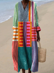 Reto Dress with Geometric Print for Women