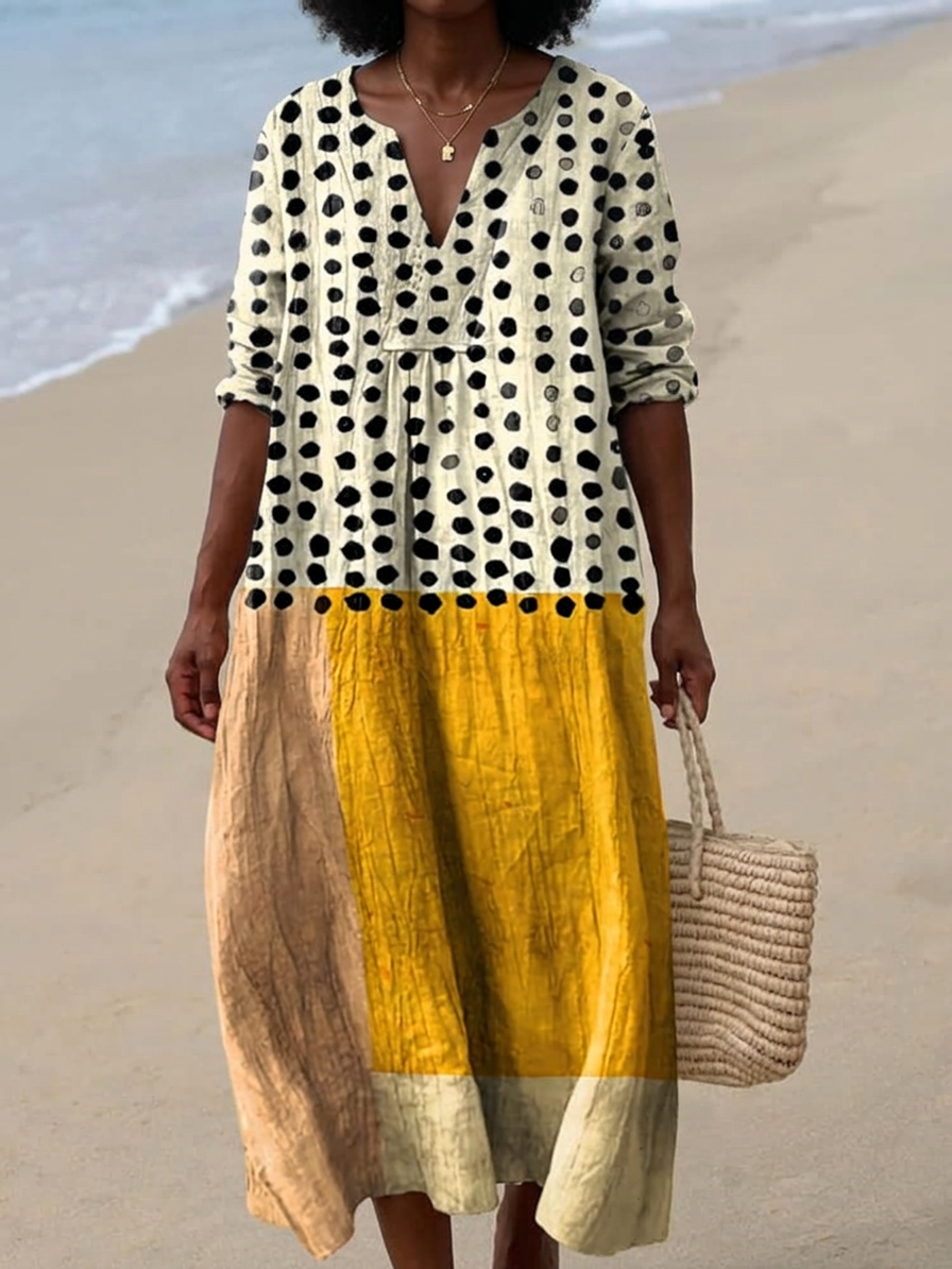 Jocelyn - Patterned Summer Dress