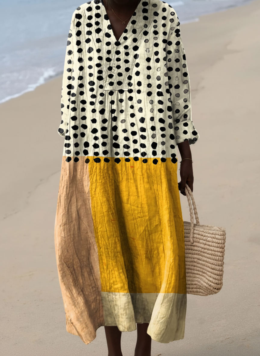 Jocelynn - Patterned Summer Dress