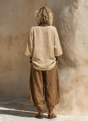 Margaret | Nomadic Bohemian Art Print Three-Piece Set Outfit