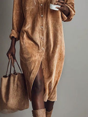 Elisee | Soft Corduroy Dress