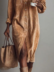 Elisee | Soft Corduroy Dress