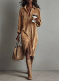 Elisee | Soft Corduroy Dress