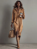 Elisee | Soft Corduroy Dress