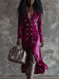 Viktoria | Velvet Blazer Dress