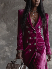 Viktoria | Velvet Blazer Dress