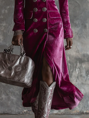 Viktoria | Velvet Blazer Dress