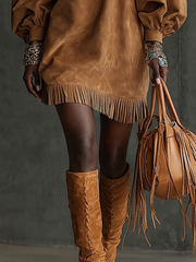 Emma | Suede Mini Dress