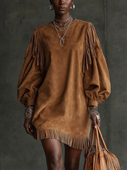 Emma | Suede Mini Dress