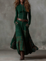 Michele | Suede Dress with Belt