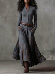 Michele | Suede Dress with Belt