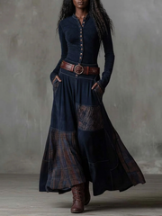 Michele | Suede Dress with Belt