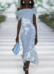 Frederique | Elegant Floral Print Dress