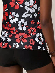Elenae | Tankini Set with Floral Print