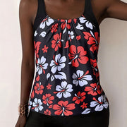 Elenae | Tankini Set with Floral Print